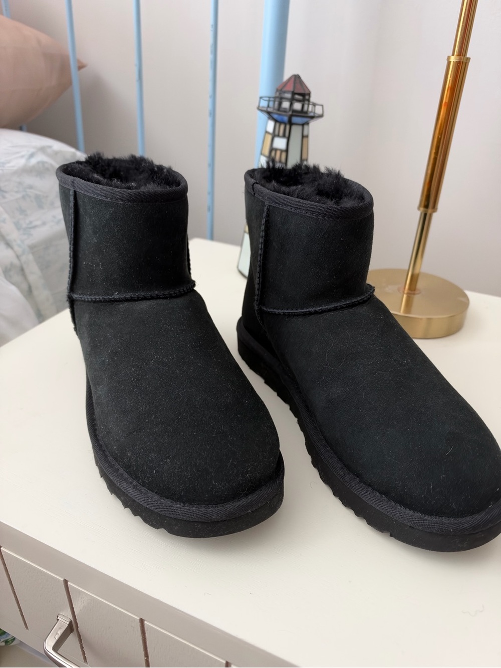 Black Mini Ugg Boots - New Without Tags!